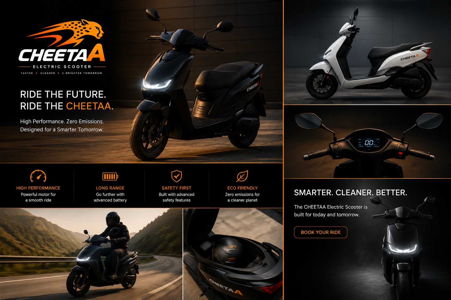 CHEETAA electric scooter showcase